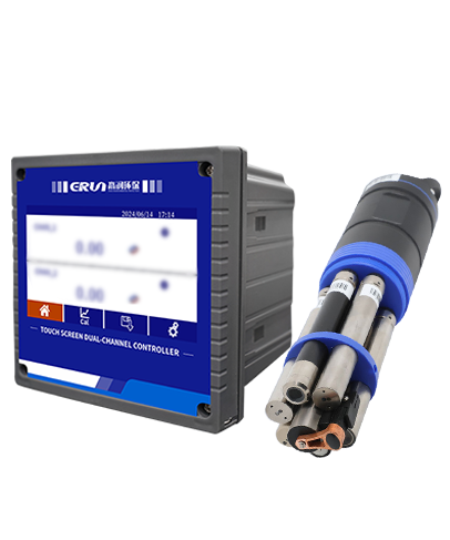 Dual-channel multi-parameter water quality self-cleaning online monitor