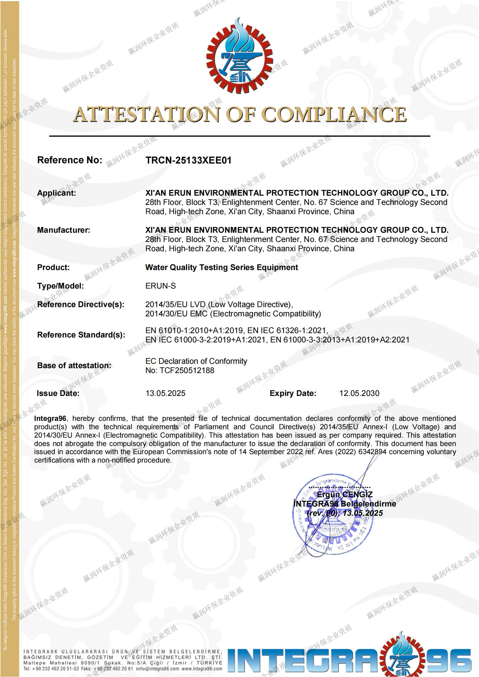CE Certificate