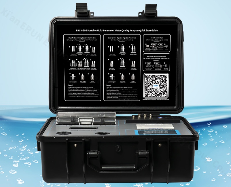 ERUN sp9 Portable multi-parameter boiler water quality analyzer