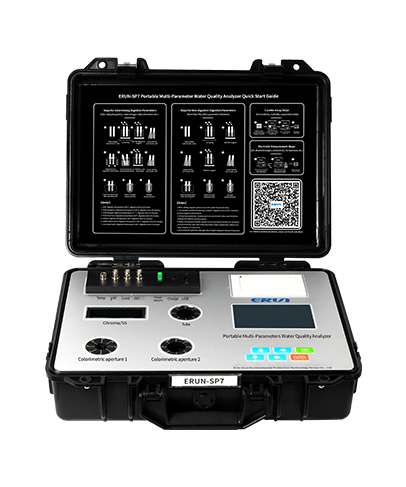 Portable multi-parameter water quality tester