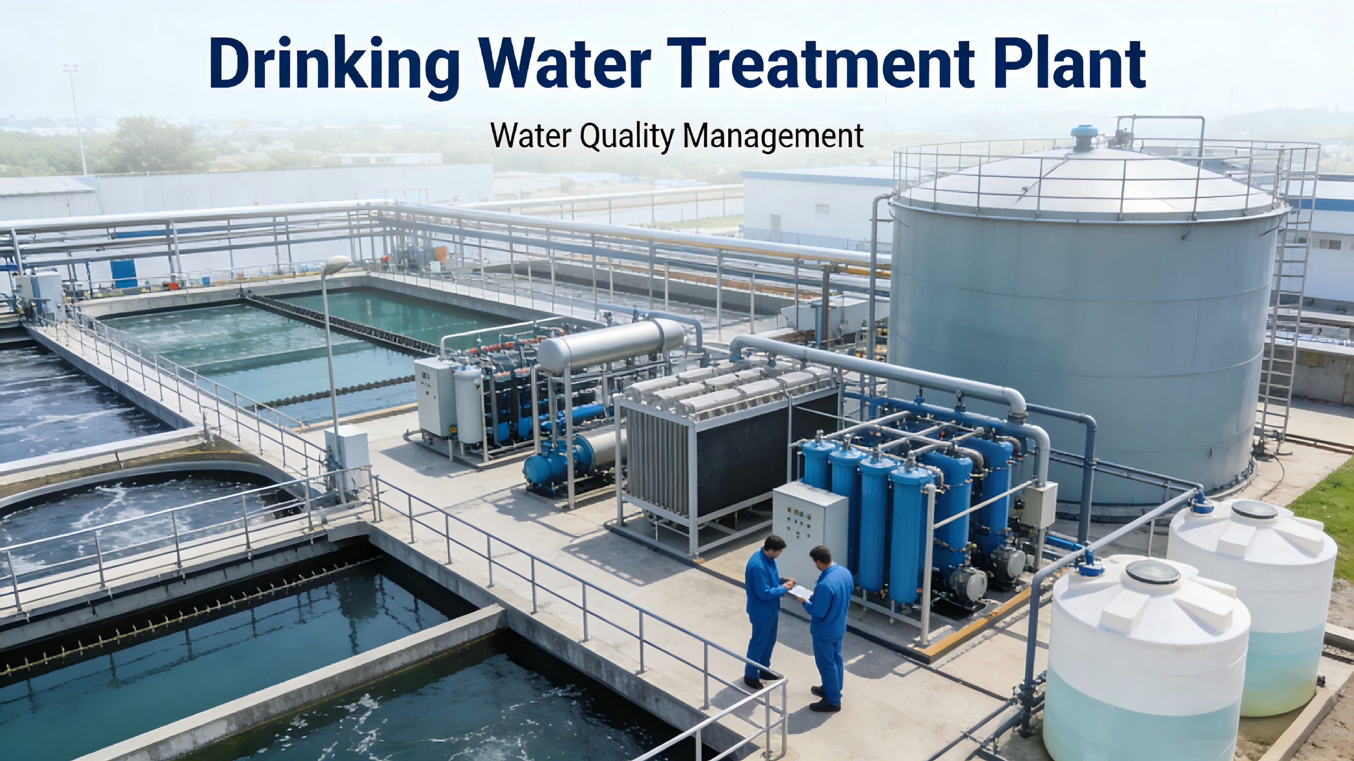 Dissolved oxygen testing at the drinking water plant