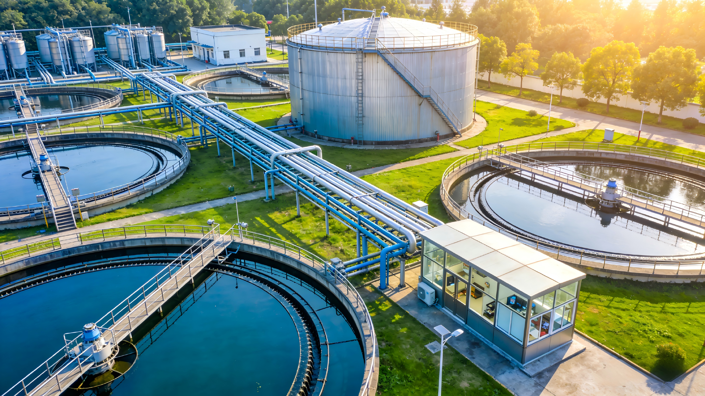 Outdoor inspection of large-scale drinking water plants Outdoor inspection of large-scale drinking water plants