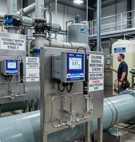 ERUN-K6H Online Residual Chlorine Sensor